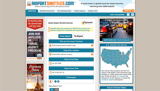 Regis colllege website Screenshot