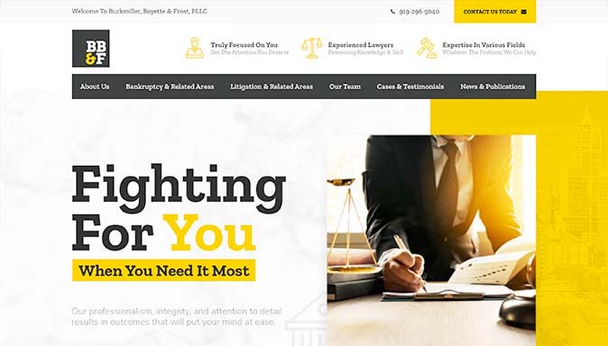 SEO and web design project showcase