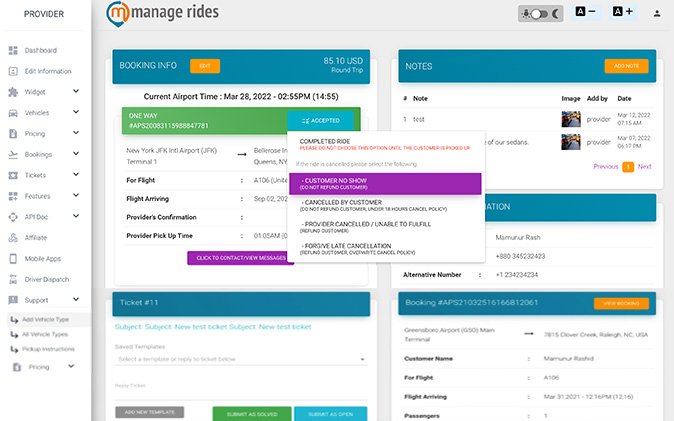Mobile rideshare app final design