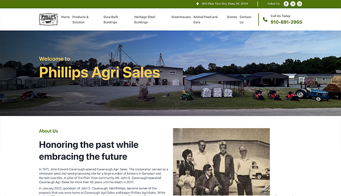 Phil Durabuilt construction website